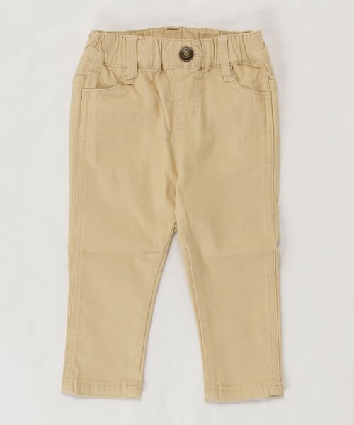 NEEDLE WORKS STANDARD（ニードルワークススタンダード）の「Ribbon Skinny pants（その他パンツ・キッズ・アイボリー/ブラック/ピンク/カーキ/キャメル・80/90/100/110/120/130/140/150）」の2枚目の写真