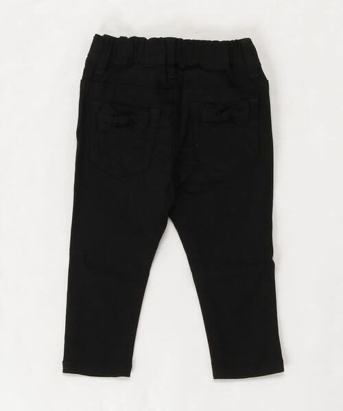 NEEDLE WORKS STANDARD（ニードルワークススタンダード）の「Ribbon Skinny pants（その他パンツ・キッズ・アイボリー/ブラック/ピンク/カーキ/キャメル・80/90/100/110/120/130/140/150）」の6枚目の写真