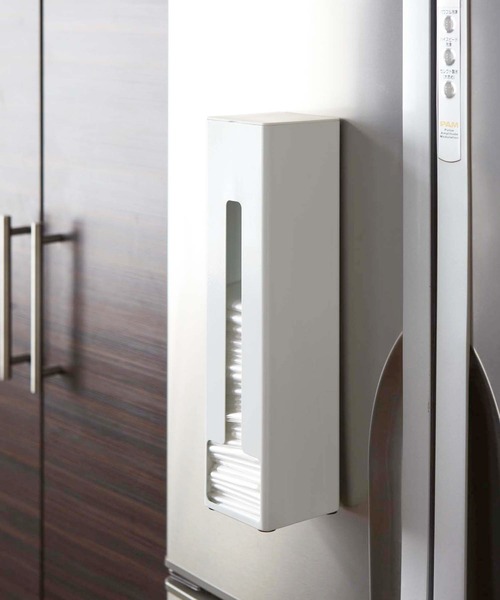 tower（タワー）の「TOWER Yamazaki ポリ袋ストッカー スタンドタイプ(ヤマザキ 山崎実業)（掃除グッズ・メンズ・ホワイト/ブラック・ONE SIZE）」の4枚目の写真