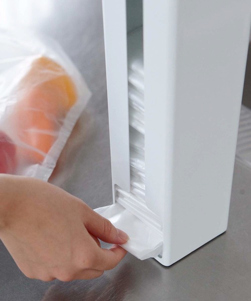 tower（タワー）の「TOWER Yamazaki ポリ袋ストッカー スタンドタイプ(ヤマザキ 山崎実業)（掃除グッズ・メンズ・ホワイト/ブラック・ONE SIZE）」の5枚目の写真