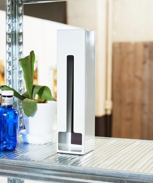 tower（タワー）の「TOWER Yamazaki ポリ袋ストッカー スタンドタイプ(ヤマザキ 山崎実業)（掃除グッズ・メンズ・ホワイト/ブラック・ONE SIZE）」の12枚目の写真