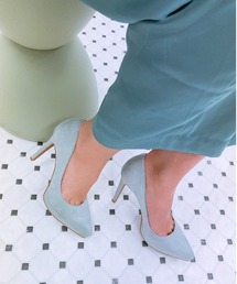 【R&E】ポインテッドトゥハイヒールパンプス