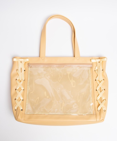 WEGO(ウィゴー)の「WEGO/【Lサイズ】レースアップ痛バッグ(トートバッグ・レディース・サックスブルー/ワイン/その他1/グレー/ブラック/ホワイト/ブラウン/ブラック系その他/レッド系その他/ベージュ系その他/ブルー系その他/イエロー/グリーン系その他/ネイビー/ライトパープル/オレンジ/グリーン/その他5/その他4/その他6/その他7/その他8/イエロー系その他/パープル/その他19/その他17/その他20/その他21/その他22/オレンジ系その他2/その他23/その他18/その他25/その他26/その他28/その他27/その他24/パープル系その他/その他29/その他30/その他32/その他31/その他34/その他35/その他33/A/B・FREE)」の15枚目の写真