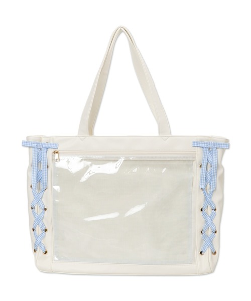 WEGO/【Lサイズ】レースアップ痛バッグ（トートバッグ）｜WEGO