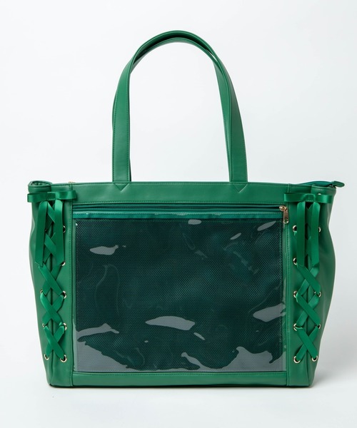 WEGO(ウィゴー)の「WEGO/【Lサイズ】レースアップ痛バッグ(トートバッグ・レディース・サックスブルー/ワイン/その他1/グレー/ブラック/ホワイト/ブラウン/ブラック系その他/レッド系その他/ベージュ系その他/ブルー系その他/イエロー/グリーン系その他/ネイビー/ライトパープル/オレンジ/グリーン/その他5/その他4/その他6/その他7/その他8/イエロー系その他/パープル/その他19/その他17/その他20/その他21/その他22/オレンジ系その他2/その他23/その他18/その他25/その他26/その他28/その他27/その他24/パープル系その他/その他29/その他30/その他32/その他31/その他34/その他35/その他33/A/B・FREE)」の7枚目の写真