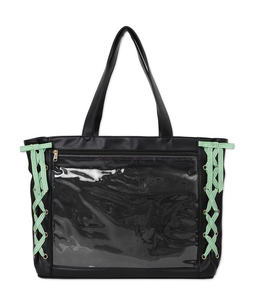 刺さない痛バ シート 土台 WEGO 痛バッグ レースアップ痛バッグ WEGO/【Lサイズ】レースアップ痛バッグ（トートバッグ）｜WEGO