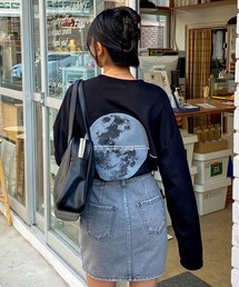 SONYUNARA ムーンライトバックプリント長袖Ｔシャツ