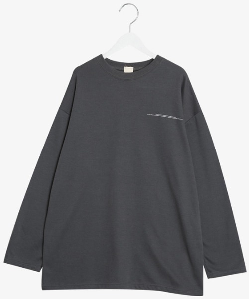 SONA(ソナ)の「SONYUNARA ムーンライトバックプリント長袖Tシャツ(Tシャツ/カットソー・レディース・ブラック/アイボリー/ダークグレー・FREE)」の19枚目の写真