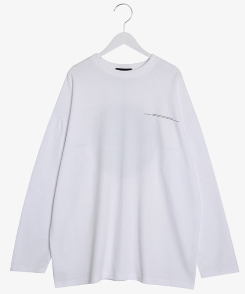 SONA(ソナ)の「SONYUNARA ムーンライトバックプリント長袖Tシャツ(Tシャツ/カットソー・レディース・ブラック/アイボリー/ダークグレー・FREE)」の20枚目の写真