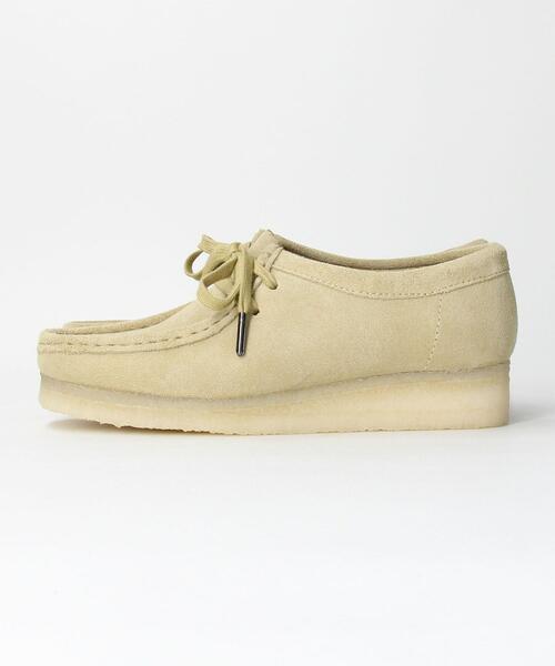 Clarks（クラークス）の「＜CLARKS＞ワラビースエードブーツ（ブーツ・レディース・ベージュ/ブラック・4/6/5）」の4枚目の写真