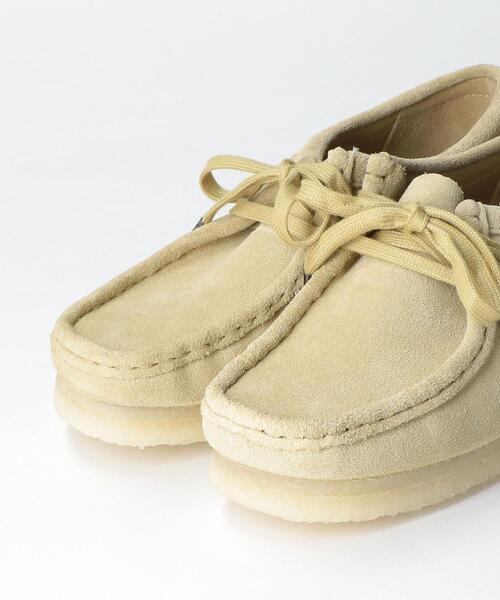 Clarks（クラークス）の「＜CLARKS＞ワラビースエードブーツ（ブーツ・レディース・ベージュ/ブラック・4/6/5）」の7枚目の写真