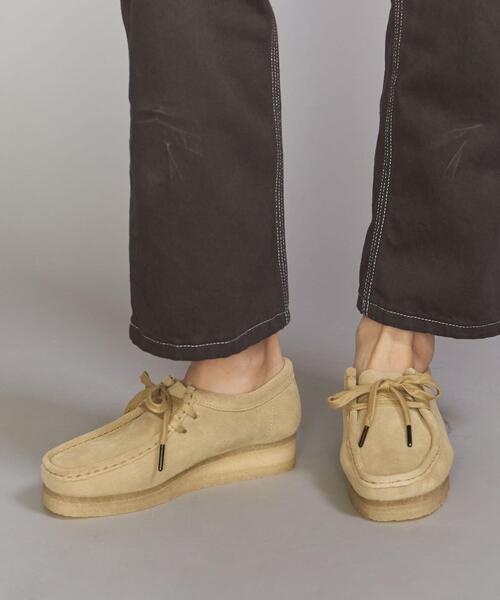 Clarks（クラークス）の「＜CLARKS＞ワラビースエードブーツ（ブーツ・レディース・ベージュ/ブラック・4/6/5）」の13枚目の写真