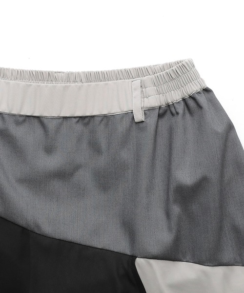 osharewalker（オシャレウォーカー）の「【廃盤】『異素材MIXレイヤード風アシメパンツ』（その他パンツ・レディース・チャコール・FREE）」の18枚目の写真