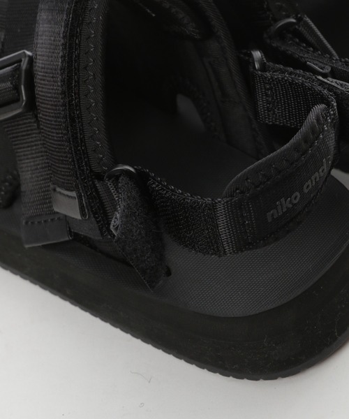 niko and...（ニコアンド）の「オリジナルテープ編みサンダル（サンダル・レディース・ブラック/その他1/グリーン/グレー・LARGE/MEDIUM/SMALL）」の6枚目の写真