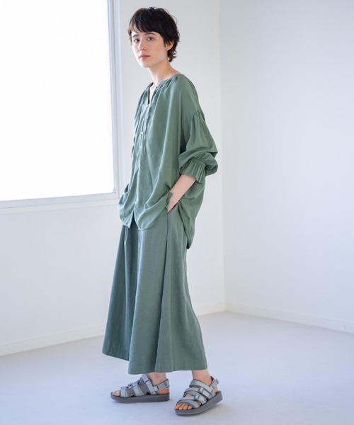 niko and...（ニコアンド）の「オリジナルテープ編みサンダル（サンダル・レディース・ブラック/その他1/グリーン/グレー・LARGE/MEDIUM/SMALL）」の18枚目の写真