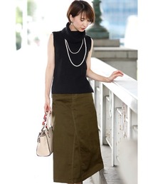 ElegChic | ウエストリブロングスカート(スカート)