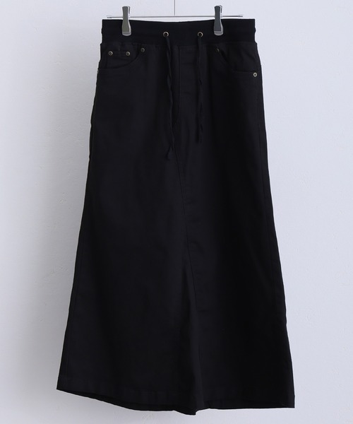 ElegChic(エレグシック)の「ウエストリブ ロング スカート (スカート・レディース・カーキ/ブラック/ベージュ・M/4L/XXL/XL/L)」の18枚目の写真