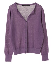 YECCA VECCA | 【Steady.6月号掲載】P.フレンチリネンカーディガン　＊(カーディガン/ボレロ)