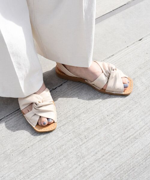 SHIPS（シップス）の「SKA:ノットスクエアアバルカサンダル◆（サンダル・レディース・ブラック/ナチュラル・38/39/35/36/37）」の15枚目の写真