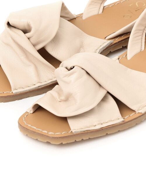 SHIPS（シップス）の「SKA:ノットスクエアアバルカサンダル◆（サンダル・レディース・ブラック/ナチュラル・38/39/35/36/37）」の9枚目の写真