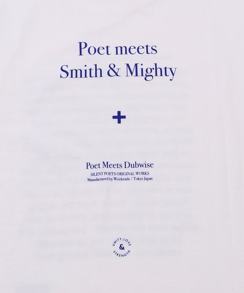 POET MEETS DUBWISE（ポエットミーツダブワイズ）の「【POET MEEDS DUBWISE】Smith&Mighty 別注Tシャツ（Tシャツ/カットソー・メンズ・ホワイト・L/XL/M）」の3枚目の写真