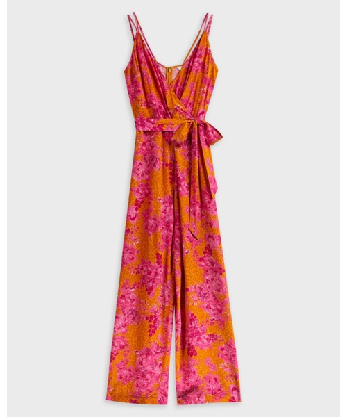 Ted Baker(テッドベーカー)の「HARBBLE フラワープリント ワイドレッグ ジャンプスーツ(その他パンツ・レディース・イエロー・1/2/0/3)」の1枚目の写真