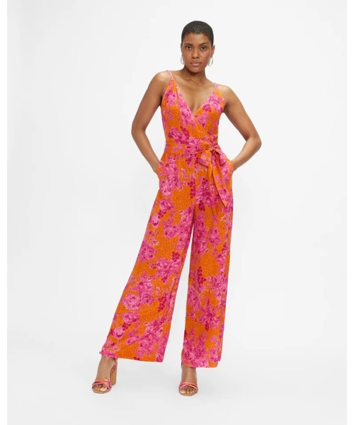 Ted Baker(テッドベーカー)の「HARBBLE フラワープリント ワイドレッグ ジャンプスーツ(その他パンツ・レディース・イエロー・1/2/0/3)」の4枚目の写真