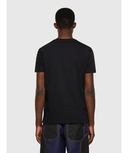DIESEL（ディーゼル）の「メンズ Tシャツ コンビネーション ロゴ BCI サステナブル（Tシャツ/カットソー・メンズ・ブラック/ホワイト/エンジ・SMALL/MEDIUM/X-LARGE/X-SMALL/LARGE/XX-LARGE/XXX-LARGE）」の8枚目の写真