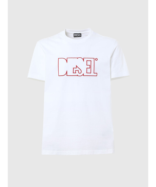 DIESEL（ディーゼル）の「メンズ Tシャツ コンビネーション ロゴ BCI サステナブル（Tシャツ/カットソー・メンズ・ブラック/ホワイト/エンジ・SMALL/MEDIUM/X-LARGE/X-SMALL/LARGE/XX-LARGE/XXX-LARGE）」の16枚目の写真