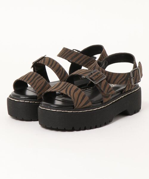 kutir(クティール)の「厚底ステッチスポーツサンダル(サンダル・レディース・ブラック/ベージュ/ゼブラ・SMALL/MEDIUM/LARGE)」の9枚目の写真