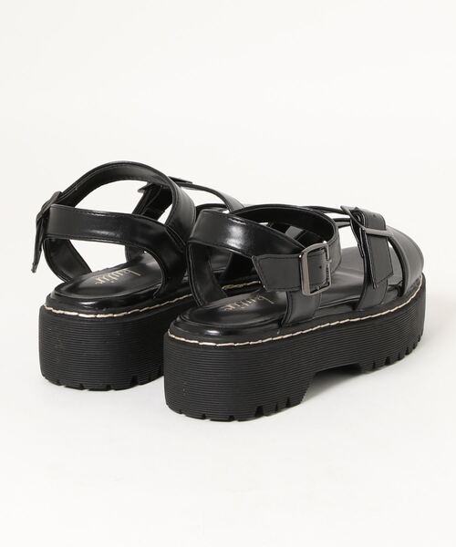 kutir(クティール)の「厚底ステッチスポーツサンダル(サンダル・レディース・ブラック/ベージュ/ゼブラ・SMALL/MEDIUM/LARGE)」の12枚目の写真