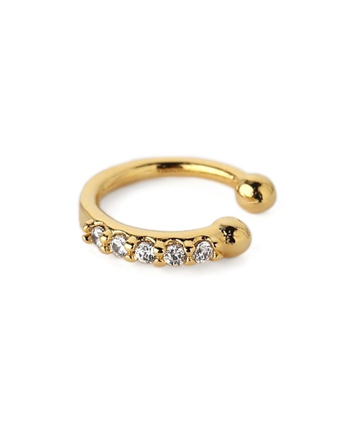 ANEMONE（アネモネ）の「ビジューラインのイヤーカフ（イヤーカフ・レディース・ゴールド/シルバー・FREE）」の5枚目の写真