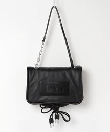 DIESEL | レディース リサイクルナイロン＆レザー 3WAY ショルダーバッグ(ショルダーバッグ)