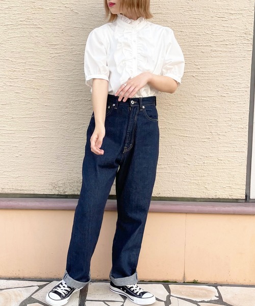 apres jour（アプレジュール）の「レース付きフリルブラウス【ZOZOTOWN限定アイテム】（シャツ/ブラウス・レディース・ブラック/オフホワイト・フリー/X-LARGE）」の11枚目の写真