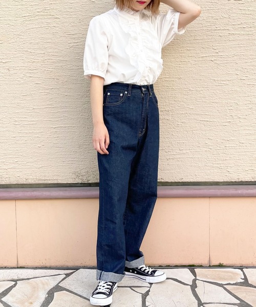 apres jour（アプレジュール）の「レース付きフリルブラウス【ZOZOTOWN限定アイテム】（シャツ/ブラウス・レディース・ブラック/オフホワイト・フリー/X-LARGE）」の12枚目の写真