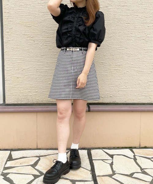 apres jour（アプレジュール）の「レース付きフリルブラウス【ZOZOTOWN限定アイテム】（シャツ/ブラウス・レディース・ブラック/オフホワイト・フリー/X-LARGE）」の18枚目の写真