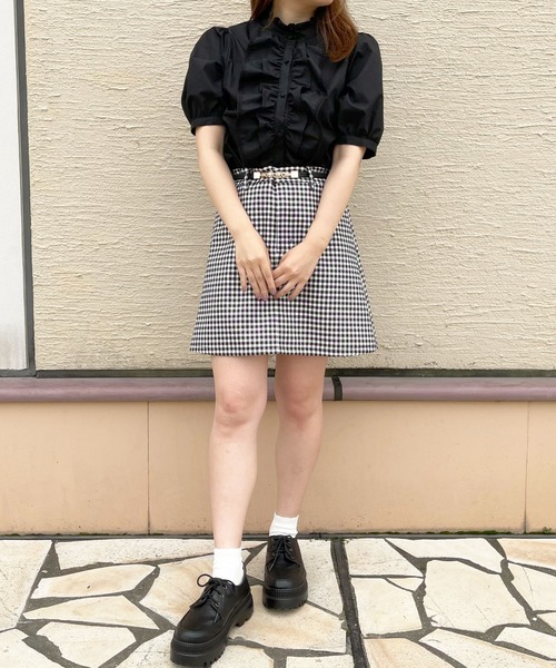 apres jour（アプレジュール）の「レース付きフリルブラウス【ZOZOTOWN限定アイテム】（シャツ/ブラウス・レディース・ブラック/オフホワイト・フリー/X-LARGE）」の19枚目の写真