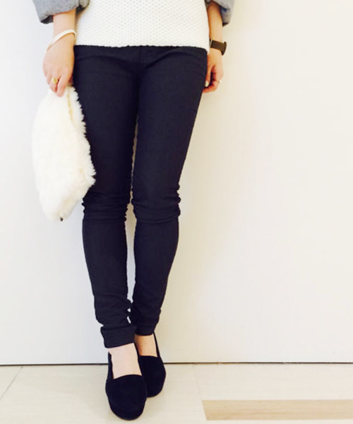 Kastane（カスタネ）の「【Kastane】コットンストレッチスキニーパンツ（その他パンツ・レディース・ベージュ/その他/ブラック/グレー・SMALL/LARGE/MEDIUM）」の6枚目の写真