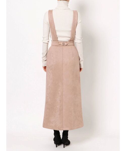 LAGUNAMOON(ラグナムーン)の「2WAYフェイクスウェードジャンパースカート(スカート・レディース・ブラウン/ベージュ/チャコールグレー・SMALL/MEDIUM)」の9枚目の写真