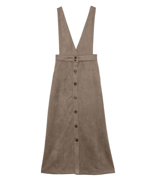 LAGUNAMOON(ラグナムーン)の「2WAYフェイクスウェードジャンパースカート(スカート・レディース・ブラウン/ベージュ/チャコールグレー・SMALL/MEDIUM)」の20枚目の写真