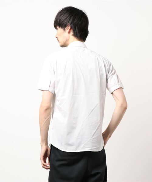 MONSIEUR NICOLE（ムッシュニコル）の「ボタンダウン ストライプ半袖シャツ（シャツ/ブラウス・メンズ・グレー/ブラック/トップグレー・X-LARGE/LARGE/MEDIUM）」の13枚目の写真