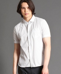 ボタンダウン ストライプ半袖シャツ