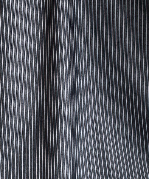 MONSIEUR NICOLE（ムッシュニコル）の「ボタンダウン ストライプ半袖シャツ（シャツ/ブラウス・メンズ・グレー/ブラック/トップグレー・X-LARGE/LARGE/MEDIUM）」の11枚目の写真