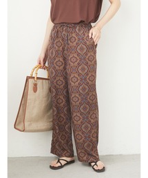 Green　Parks | サテン柄パンツ*(その他パンツ)