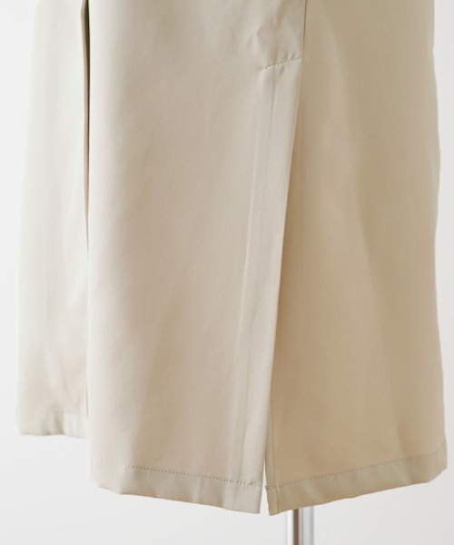 Futier land（フューティアランド）の「ツイルロングテーラードベスト（ベスト・レディース・ブラック/ベージュ/マスタード・FREE）」の15枚目の写真