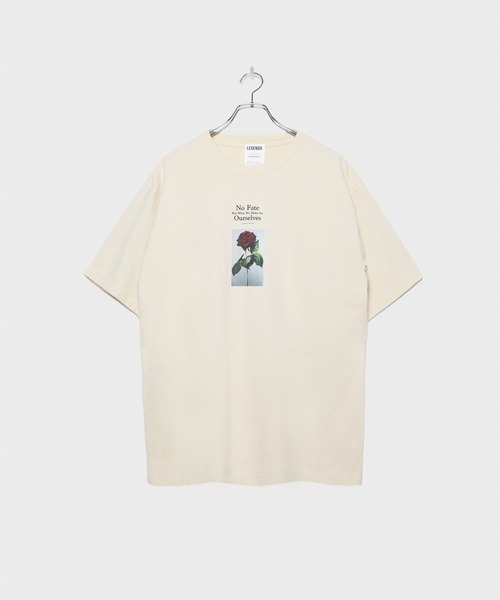 LEGENDA（レジェンダ）の「レジェンダ No Fate Rose Tシャツ