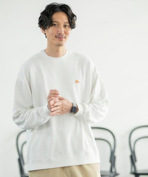 KELTY（ケルティ）の「KELTY(ケルティ)別注裏毛クルーネックスウェット（スウェット・メンズ・ホワイト/ベージュ/ブラック/オリーブ/ケリー/ダークグレー・LARGE/SMALL/MEDIUM/X-LARGE）」の11枚目の写真