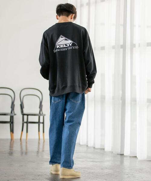 KELTY（ケルティ）の「KELTY(ケルティ)別注裏毛クルーネックスウェット（スウェット・メンズ・ホワイト/ベージュ/ブラック/オリーブ/ケリー/ダークグレー・LARGE/SMALL/MEDIUM/X-LARGE）」の16枚目の写真