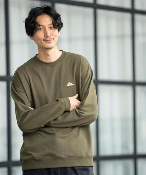 KELTY（ケルティ）の「KELTY(ケルティ)別注裏毛クルーネックスウェット（スウェット・メンズ・ホワイト/ベージュ/ブラック/オリーブ/ケリー/ダークグレー・LARGE/SMALL/MEDIUM/X-LARGE）」の17枚目の写真