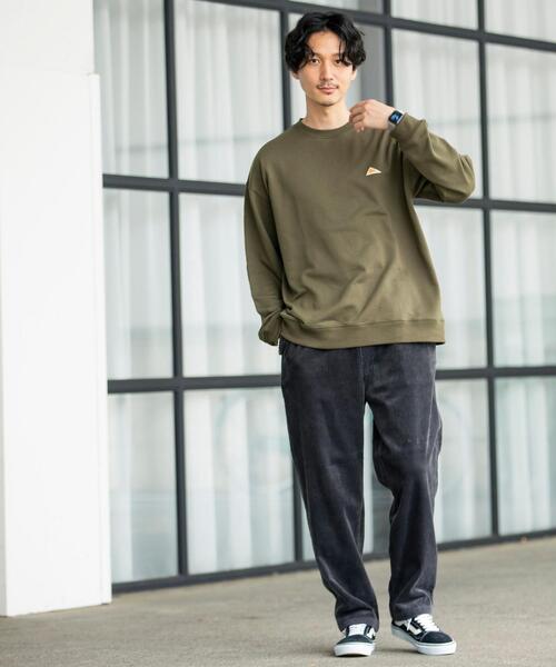 KELTY（ケルティ）の「KELTY(ケルティ)別注裏毛クルーネックスウェット（スウェット・メンズ・ホワイト/ベージュ/ブラック/オリーブ/ケリー/ダークグレー・LARGE/SMALL/MEDIUM/X-LARGE）」の21枚目の写真